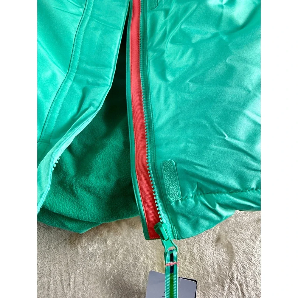 Champion Girls 3-in-1 Reversible System Winter Jacket Green‎ Hooded XL 14-16 NEW